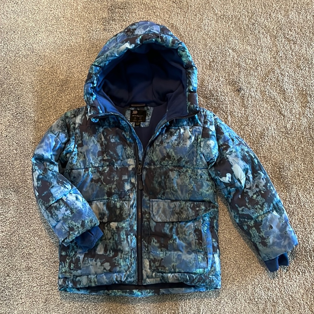 Boys Fleece Lined Puffer Jacket